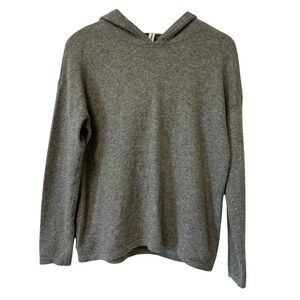 100% Cashmere Hoodie Sweater Gray Van Winkle & Co Old‎ Money Preppy Capsule XL